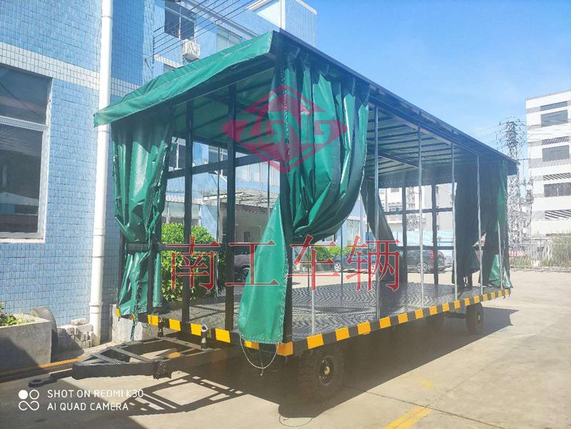 15吨雨篷双牵引乐动登陆入口篷式工具周转拖车