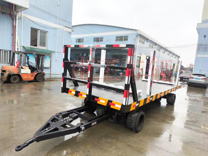 30T重型乐动登陆入口 带活动插装立柱工具拖车