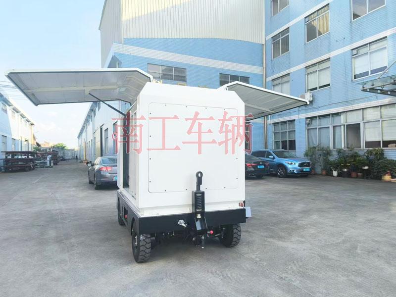 2吨电动乐动登陆入口 飞翼箱式电动工具拖车